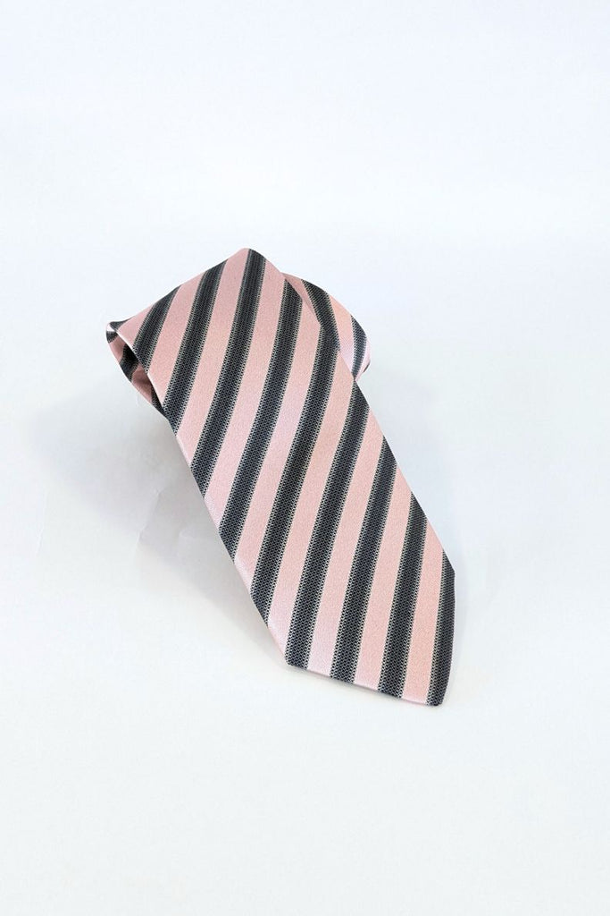 Pierre Cardin Blush Coal Stripe