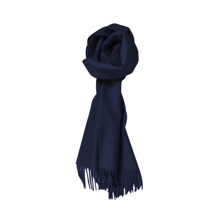 Scarf Lambswool & Cashmere Navy