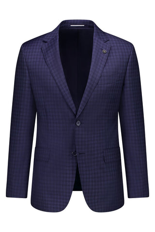 CAM Suit Blue Cubed Check