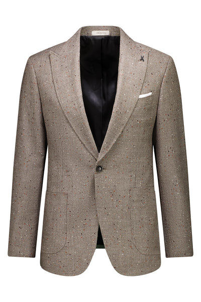 JB Soft Brown Glen Donegal Blazer