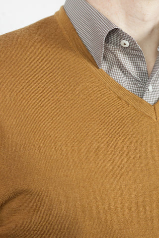 Fields V Neck Camel