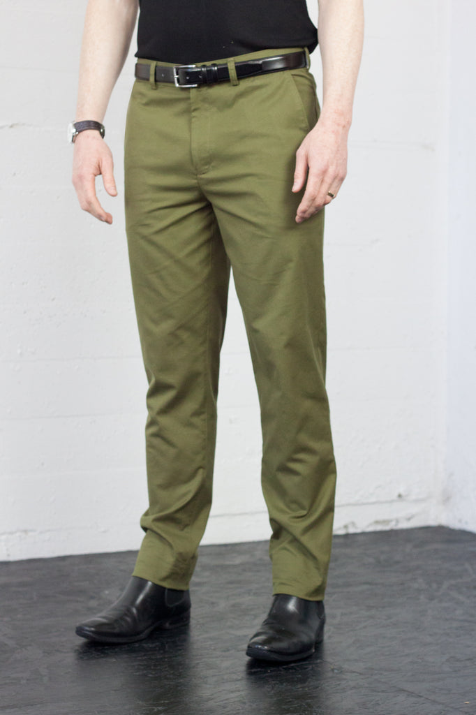 Belmont Olive Twill